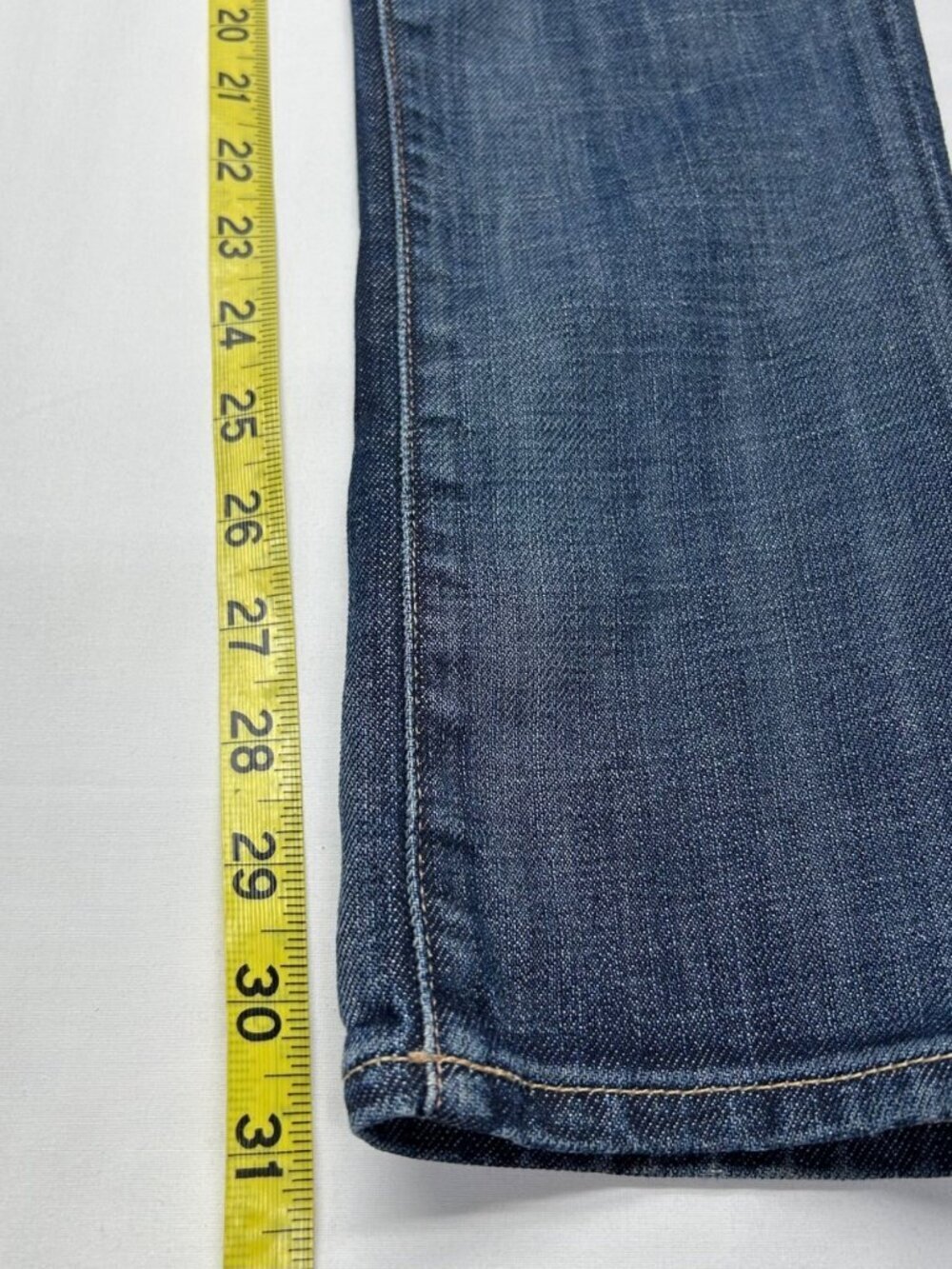 7 For All Mankind Joyce Jeans Women's 26 Blue Made in the USA - Picture 8 of 14